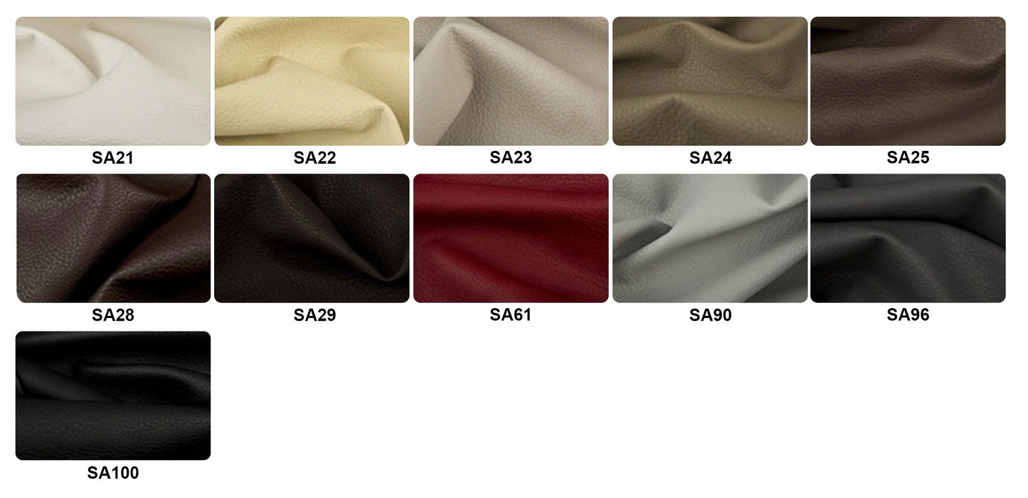 Sofa kanapa uszak eko skóra skandynawska nie rozkładana Family Meble brąz