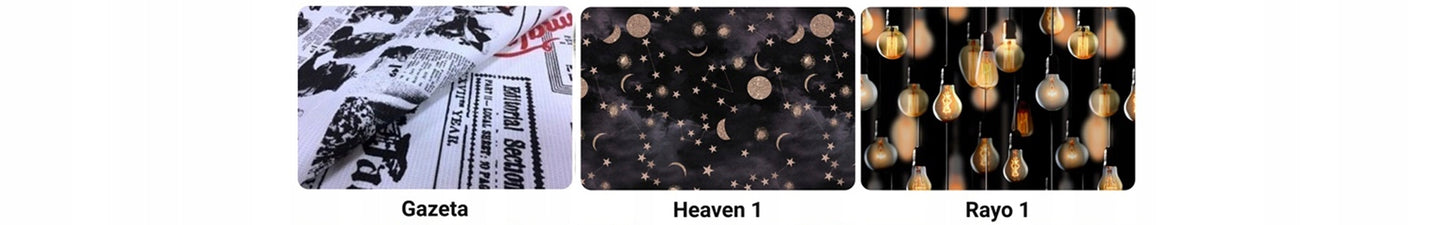 Fotel uszak ARI PRINT skandynawski Family Meble Monstera zielona liści