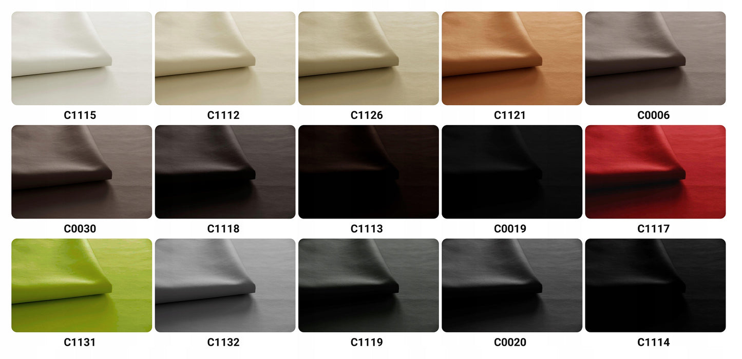 Sofa kanapa uszak eko skóra skandynawska nie rozkładana Family Meble bordo