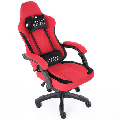 Fotel gamingowy Infini System Red,