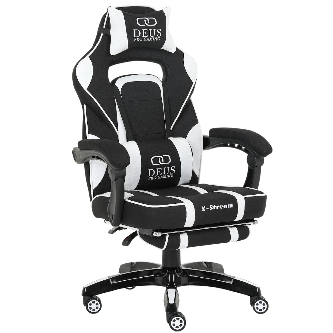 Fotel gamingowy DEUS X-STREAM black/white