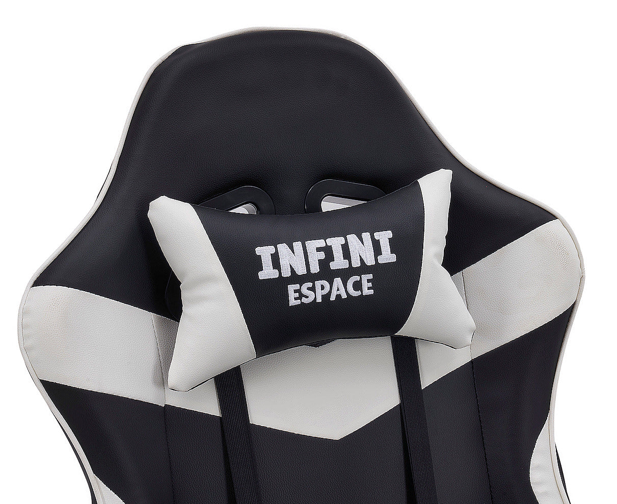 Fotel gamingowy INFINI ESPACE Black/White