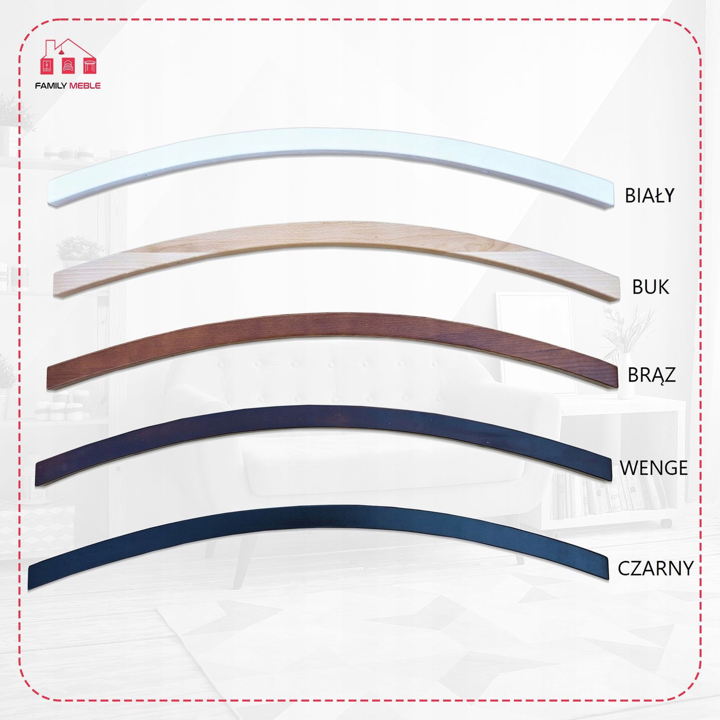 Fotel uszak Carol bujany skandynawski Family Meble słoneczny, żółty