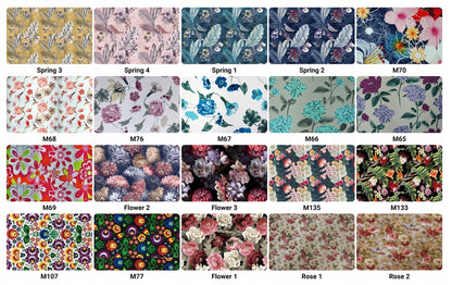 Fotel uszak ARI PRINT z podnóżkiem, skandynawski Family Meble zielony