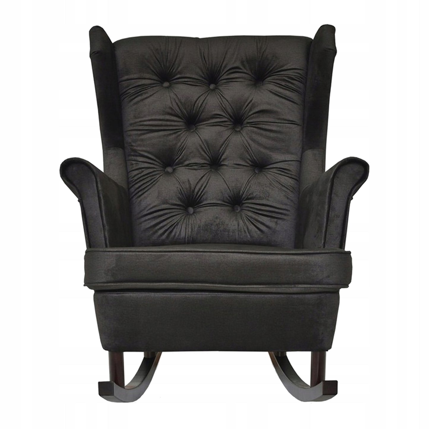 Fotel uszak bujany skandynawski Gaja Family Meble czarna oliwka 10 pik