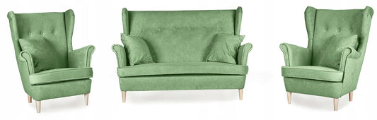 Zestaw wypoczynkowy mebli uszak ARI sofa fotele skandynawskie Family Meble