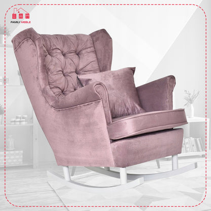 Fotel uszak Gaja bujany skandynawski Family Meble kobiety karmiącej