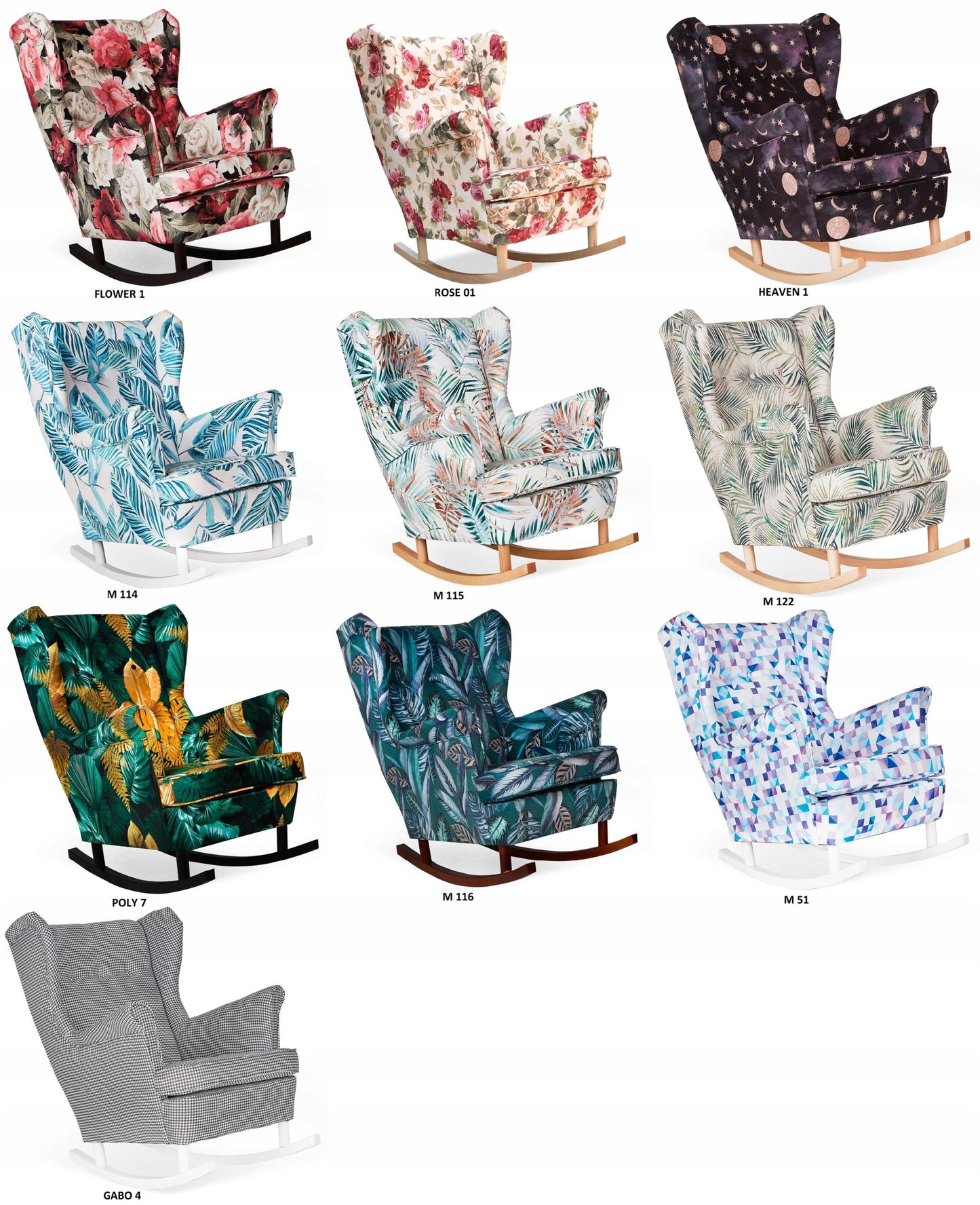 Fotel uszak ARI bujany skandynawski Family Meble róże beżowe jasne