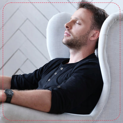 Fotel uszak Gaja podnóżkiem skandynawski Family Meble gołębi popielaty