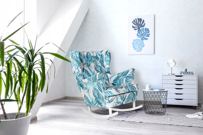 Fotel uszak Carol skandynawski Family Meble zgaszony żółty cytrynowy