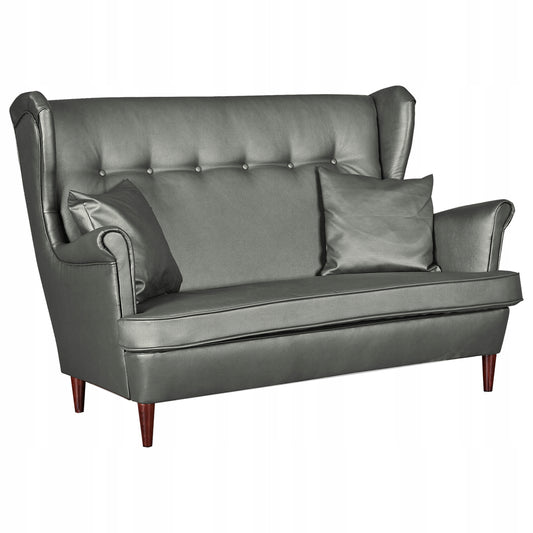 Sofa kanapa uszak Eko skóra skandynawska nie rozkładana Family Meble skaja