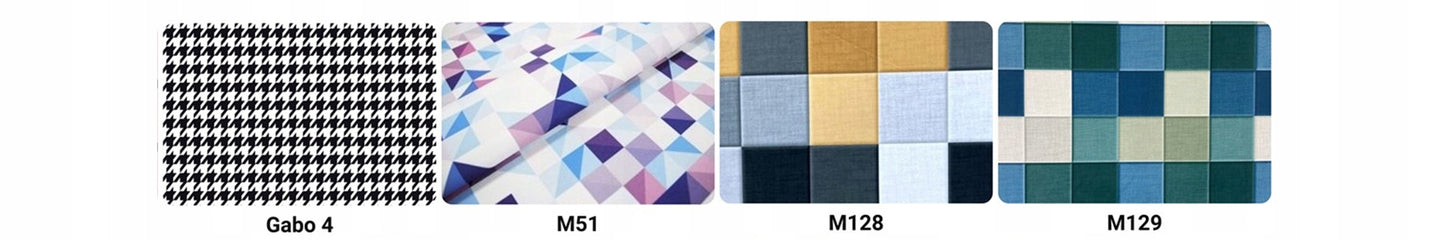 Fotel uszak ARI PRINT skandynawski Family Meble piwonie kwiaty wzór 3D